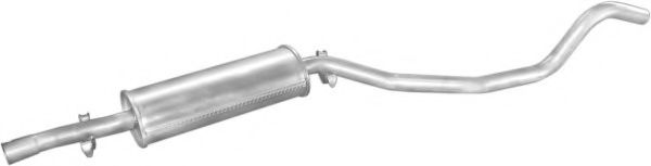 Средний глушитель выхлопных газов POLMO 1706