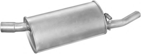 Глушитель выхлопных газов конечный POLMO 17114