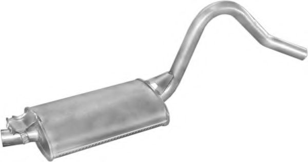 Средний глушитель выхлопных газов WALKER 9600