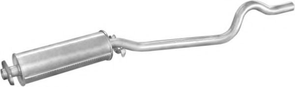 Средний глушитель выхлопных газов POLMO 1745