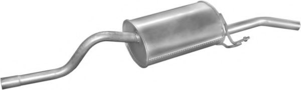 Глушитель выхлопных газов конечный POLMO 21.275