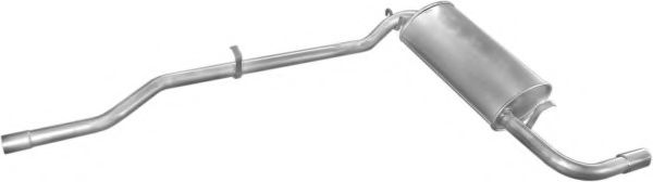 Глушитель выхлопных газов конечный POLMO 23.01