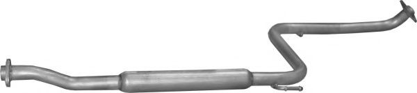 Средний глушитель выхлопных газов POLMO 2605