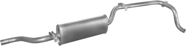Глушитель выхлопных газов конечный POLMO 3051