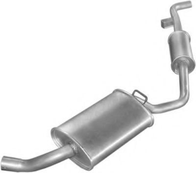 Глушитель выхлопных газов конечный POLMO 3307