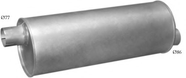 Глушитель выхлопных газов конечный POLMO 6100