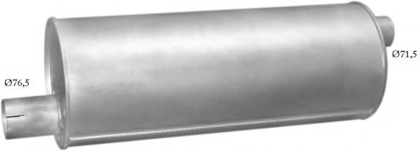 Глушитель выхлопных газов конечный POLMO 6112