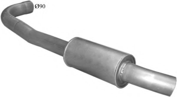 Глушитель выхлопных газов конечный POLMO 6120