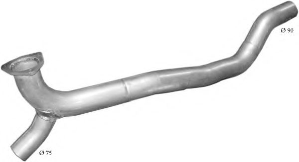 Труба выхлопного газа POLMO 69.52