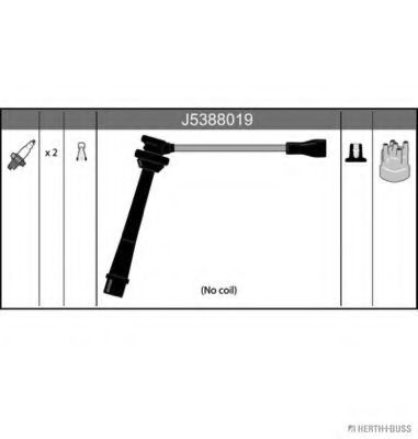 Комплект проводов зажигания HERTH+BUSS JAKOPARTS J5388019