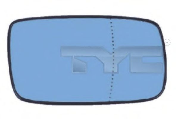 Зеркальное стекло, наружное зеркало TYC 338-0009-1
