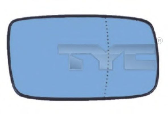 Зеркальное стекло, наружное зеркало TYC 338-0010-1