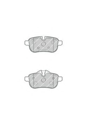 Комплект тормозных колодок, дисковый тормоз FERODO FDB4401