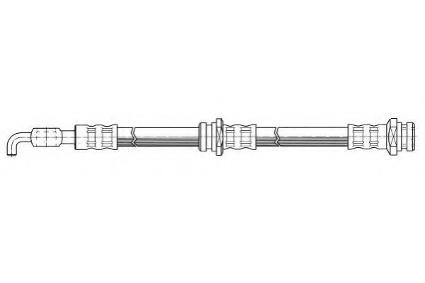 Тормозной шланг FERODO FHY2058