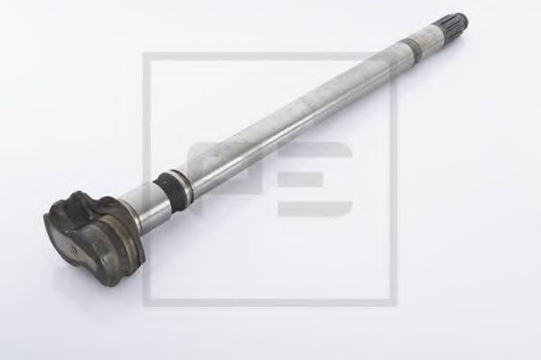 Тормозной вал, барабанный тормозной механизм PE Automotive 066.197-00A
