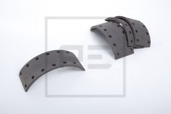 Комплект тормозных башмаков, барабанные тормоза PE Automotive 15580