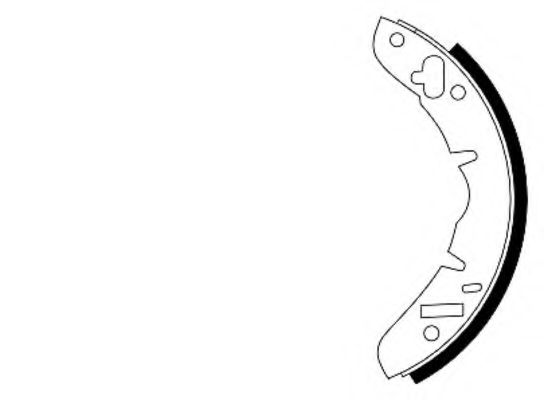 Комплект тормозных колодок MINTEX MLR17