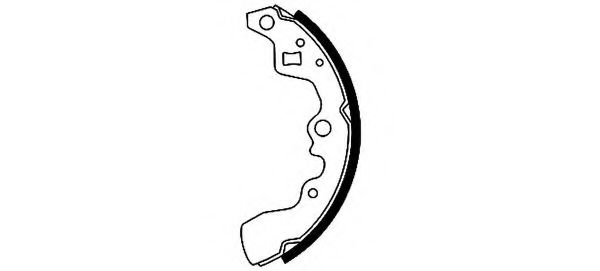 Комплект тормозных колодок MINTEX MFR342