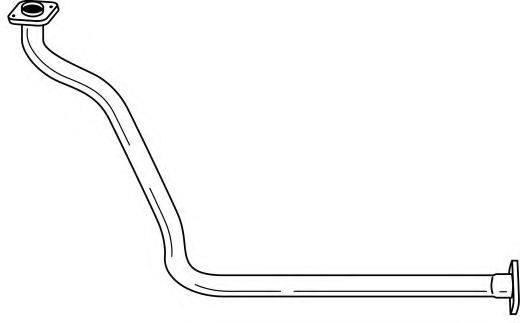 Труба выхлопного газа AKS DASIS SG40190