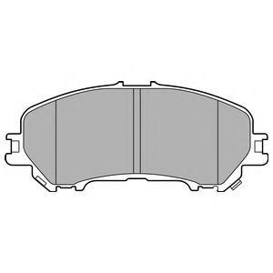 Комплект тормозных колодок, дисковый тормоз DELPHI LP3144