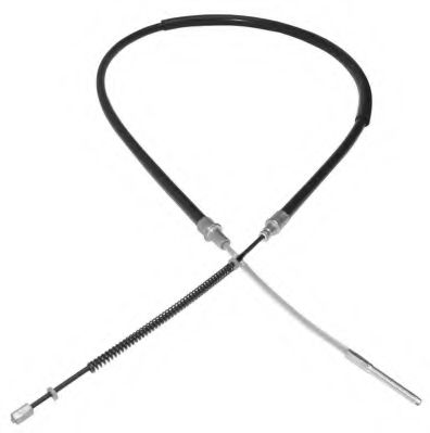 Трос, стояночная тормозная система METZGER 10.7401