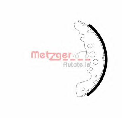 Комплект тормозных колодок METZGER MG 730