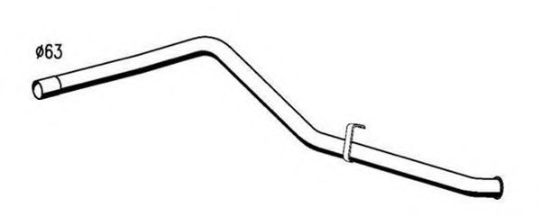 Труба выхлопного газа MAGNETI MARELLI 391338015114