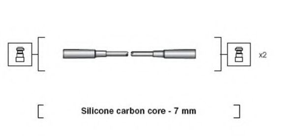 Комплект проводов зажигания MAGNETI MARELLI 941318111003