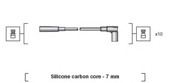 Комплект проводов зажигания MAGNETI MARELLI 941318111060