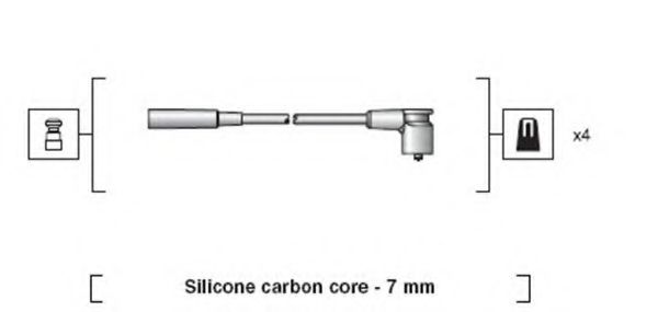 Комплект проводов зажигания MAGNETI MARELLI 941318111241