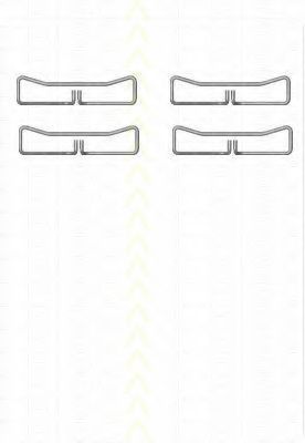 Комплектующие, колодки дискового тормоза TRISCAN 8105 181005