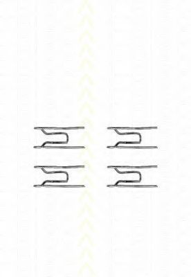 Комплектующие, колодки дискового тормоза TRISCAN 8105 231580