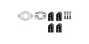 Монтажный комплект, система выпуска WALKER 18058