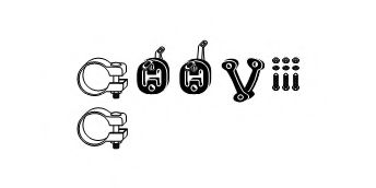 Монтажный комплект, система выпуска WALKER 21195