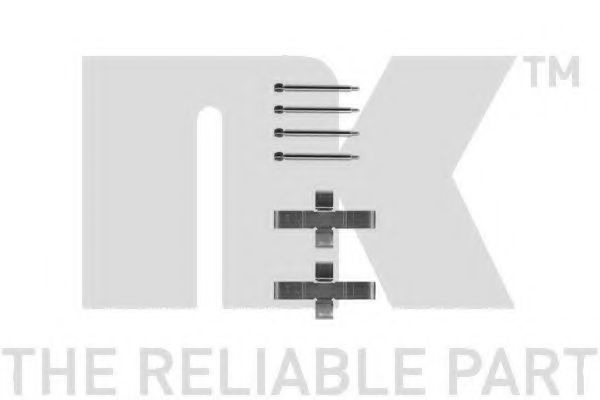 Комплектующие, колодки дискового тормоза NK 7933004