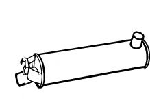 Средний глушитель выхлопных газов EBERSPÄCHER 20408