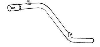 Труба выхлопного газа FONOS 31482
