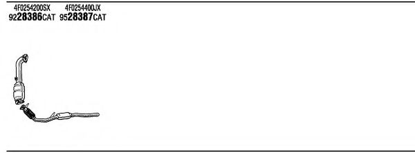 Система выпуска ОГ FONOS ADH19475