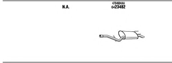 Система выпуска ОГ FONOS CHK15498