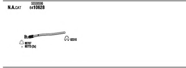 Система выпуска ОГ FONOS OPK22684