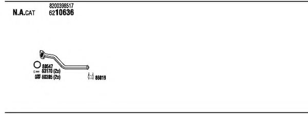 Система выпуска ОГ FONOS REK30936