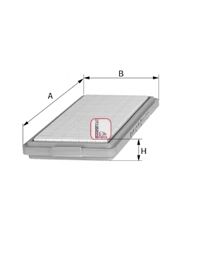 Воздушный фильтр SOFIMA S 3967 A