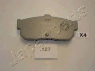 Комплект тормозных колодок, дисковый тормоз JAPANPARTS PP-127AF