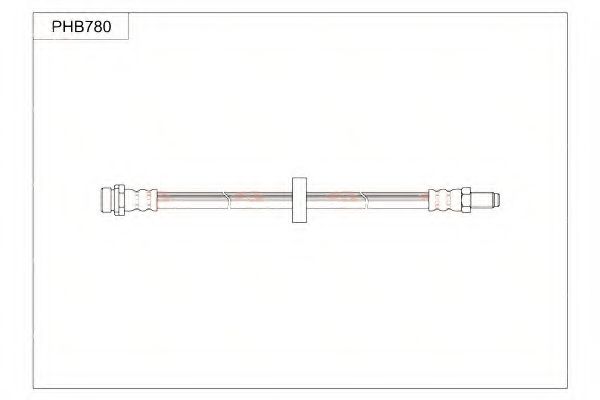 Тормозной шланг TRW PHB780