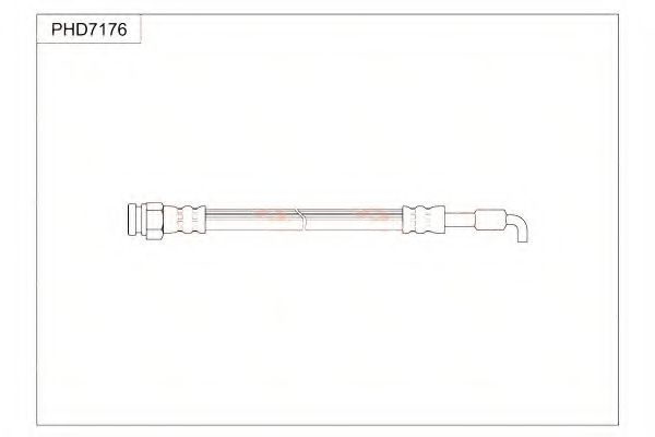 Тормозной шланг TRW PHD7176