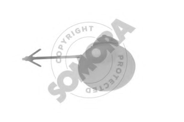 Заслонка, буксирный крюк SOMORA 216133