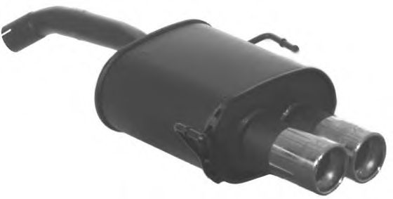 Глушитель для спортивного автомобиля IMASAF 11.53.SA