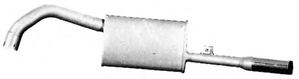 Глушитель выхлопных газов конечный IMASAF 10.41.77