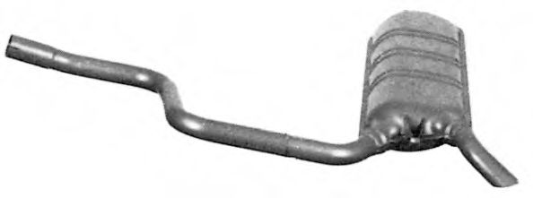 Глушитель выхлопных газов конечный IMASAF 48.24.07