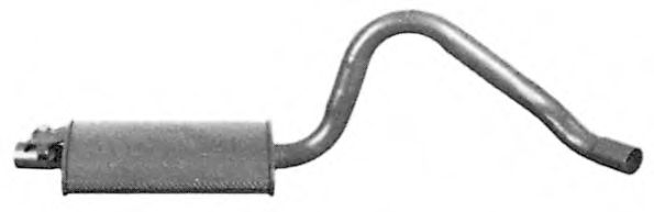Средний глушитель выхлопных газов TESH 230289
